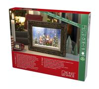 Konstsmide 4357-000 LED Snow Globe Picture Frame "Choir Scene" 2 Warm White D...