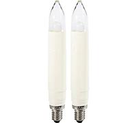 Konstsmide 5037-120 LED Bulbs Set of Two for LED Tree Lights with 16 Small LED Candles