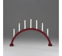 Konstsmide 7 Bulb Candlestick Dark Red