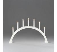 Konstsmide 7 Bulb Candlestick Matt White 230V