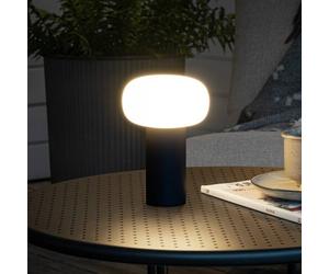 Konstsmide Antibes LED table lamp IP54, battery, RGBW, black