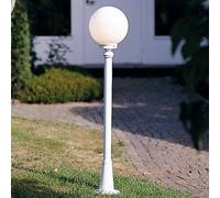 Konstsmide Arcturus path light, spherical lampshade