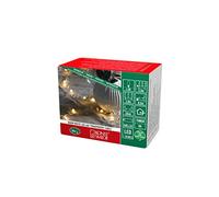 Konstsmide 1.9M Warm White LED Pearls & Gold Leaves String Lights 20 Lights