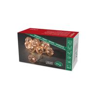"Konstsmide Battery Fairy Lights Indoor LEDs ""Metal Balls Copper"" Transpare...