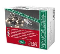 Konstsmide Berry Lights : Battery Operated with Timer : Natural/Warmer White : 20 LED : 1491-107