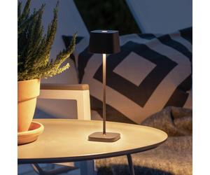Konstsmide Capri Mini LED table lamp for outdoors, black