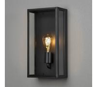 Konstsmide Carpi outdoor wall light, black, 20.5 x 40 cm