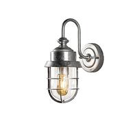 Konstsmide Cerignola outdoor wall light silver