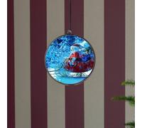 Konstsmide Christmas 3D hologram globe winter landscape, 64 LEDs