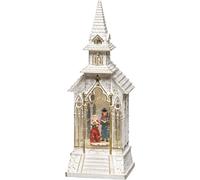 Konstsmide Christmas Decorations LED Snow Globe Church with Choir/Indoor, 5 H...