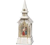 Konstsmide Christmas Decorations LED Snow Globe Church with Choir/Indoor, 5 Hou