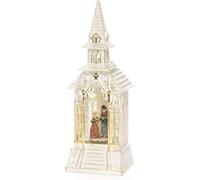Konstsmide Christmas Decorations LED Snow Globe Church with Choir/Indoor, 5 Hou