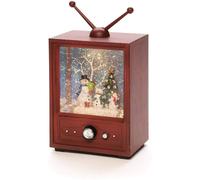Konstsmide Christmas Decorations LED Snow Globe TV Lantern Snowman Family Sce...