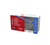 Konstsmide Christmas Fairy Lights LED Naked Wire/Pin Wire Light Chain/Outdoor Indoor/100 RGB Static and Fast Colour Changing Diodes/Silver Wire String Lights