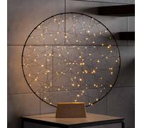 Konstsmide Christmas LED decorative light metal silhouette ring indoors