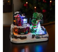 Konstsmide Christmas LED decorative light station with crystal Christmas tree