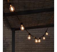Konstsmide Christmas LED solar fairy lights, 6.2W, Amber, IP44, 1800K