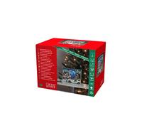 Konstsmide Christmas Lights Book Village Scene LED Christmas Scene/Eight LEDs/Transformer or Battery Operation / 27cm Wide 19cm High
