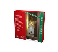 Konstsmide Christmas Lights LED Decoration/Indoor Use (IP20)/Warm White Diodes/Transparent Cable