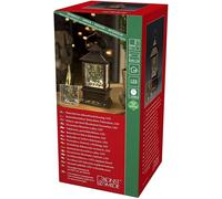 Konstsmide Christmas Lights LED Snow Globe Lantern "Christmas Market and Tree S