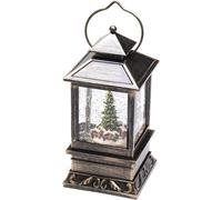 Konstsmide Christmas Lights LED Snow Globe Lantern"Christmas Market and Tree Sc