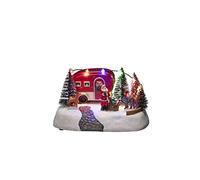 Konstsmide Christmas Lights "Santa Camping" Christmas Ornament Decoration/Battery Operated: 3xAA (Ex hristmas Scene Multi Coloured Diodes