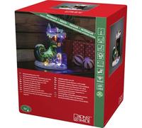 Konstsmide Christmas Lights Shoe Village Scene with Children Playing/Eleven LEDs/Transformer Operation or Battery (Excl.) / 28cm Wide 23.5cm High