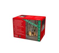 Konstsmide Christmas LED silhouette forest houses with reindeer