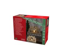 Konstsmide Christmas Lights/Silhouette Motif Woodland Child and Animal Scene/Christmas Ornament Decoration/Battery Operated: 2xAA (Excl.)/Christmas Scene Warm White Diode