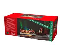 Konstsmide Christmas Lights Train LED Christmas Scene/Nineteen LEDs/Transformer Operation or Battery (Excl.) / Optional Eight Song Music Function / 48cm Wide 15.5cm High