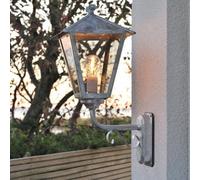 Konstsmide Classic Benu Wall Light Up Galvanized