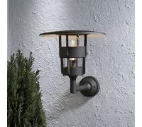 Konstsmide Classic Freja Matt Black Wall Light Ip23