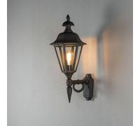 Konstsmide Classic Pallas Up Wall Light-Matt Black