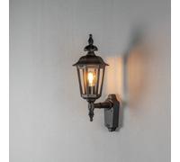 Konstsmide Classic Pallas Up Wall Light-Matt Black