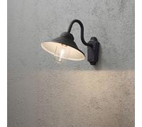 Konstsmide Classic Vega Down Wall Light-Black Ip23