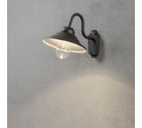 Konstsmide Classic Vega Wall Light Black 8W