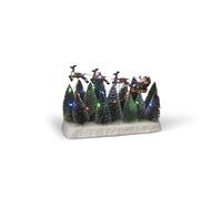 Konstsmide Festive Santa Sleigh LED Decoration - 32 Multi-Coloured Lights, Battery & USB Powered, 6-Hour Timer