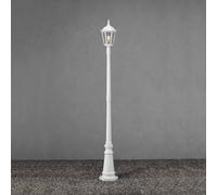 Konstsmide Firenze lamp post, 1-bulb, white