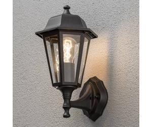 Konstsmide Grado outdoor wall light, black
