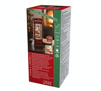 Konstsmide Lantern : Santa in Red Telephone Box, Water Filled : Battery Opera...