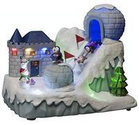 Konstsmide LED Animated Musical Ski Slope Christmas Scene : Mains or Battery
