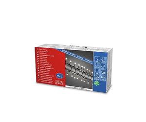 Konstsmide LED Berry Christmas Lights / Outdoor or Indoor (IP20) Fairy Lights / 80 Warm White Diodes / Black Cable String Lights