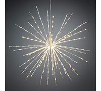 Konstsmide LED Light Ball, 280 Warm White Diodes 24 Sparkling, Transparent Cable, Plastic/Copper