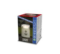 Konstsmide Candle LED Memorial Light, with 8 Hour Timer, 1 Flickering Warm White diode, Battery Operated, Outdoor (IP44), 2 x D 1.5 V (Excl)