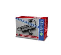 Konstsmide LED Premium System Distributor, 1 Input / 4 Outputs, 31 V Electronic Outdoor Transformer (IP67), Black Cable - 4903-000
