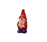 Konstsmide LED Figure/Indoor Use (IP20) / Battery Operated/Diodes, Clear/Red, Santa