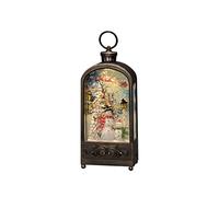 Konstsmide LED Snow Globe Arch/Water Filled/Christmas Decorations Indoor Lights/Timer/Battery Operated: 3xAA 1.5V (excl.) or USB (Inc), Plastic PVC, Brown