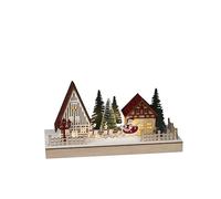 Konstsmide LED Wooden Silhouette, Wood, White, One Size