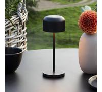 Konstsmide Lille LED rechargeable table lamp, height 20 cm, black, IP54, USB