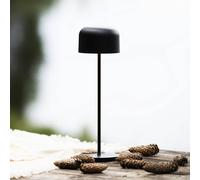 Konstsmide Lille LED rechargeable table lamp, height 36 cm, black, IP54, USB